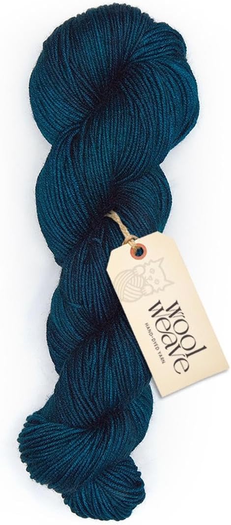 Superwash Merino Wool Yarn for Knitting & Crocheting - Premium Hand Dyed, 100gr, 240 Yards, Dk Weight - Luxurious, Soft & Durable Blue Yarn