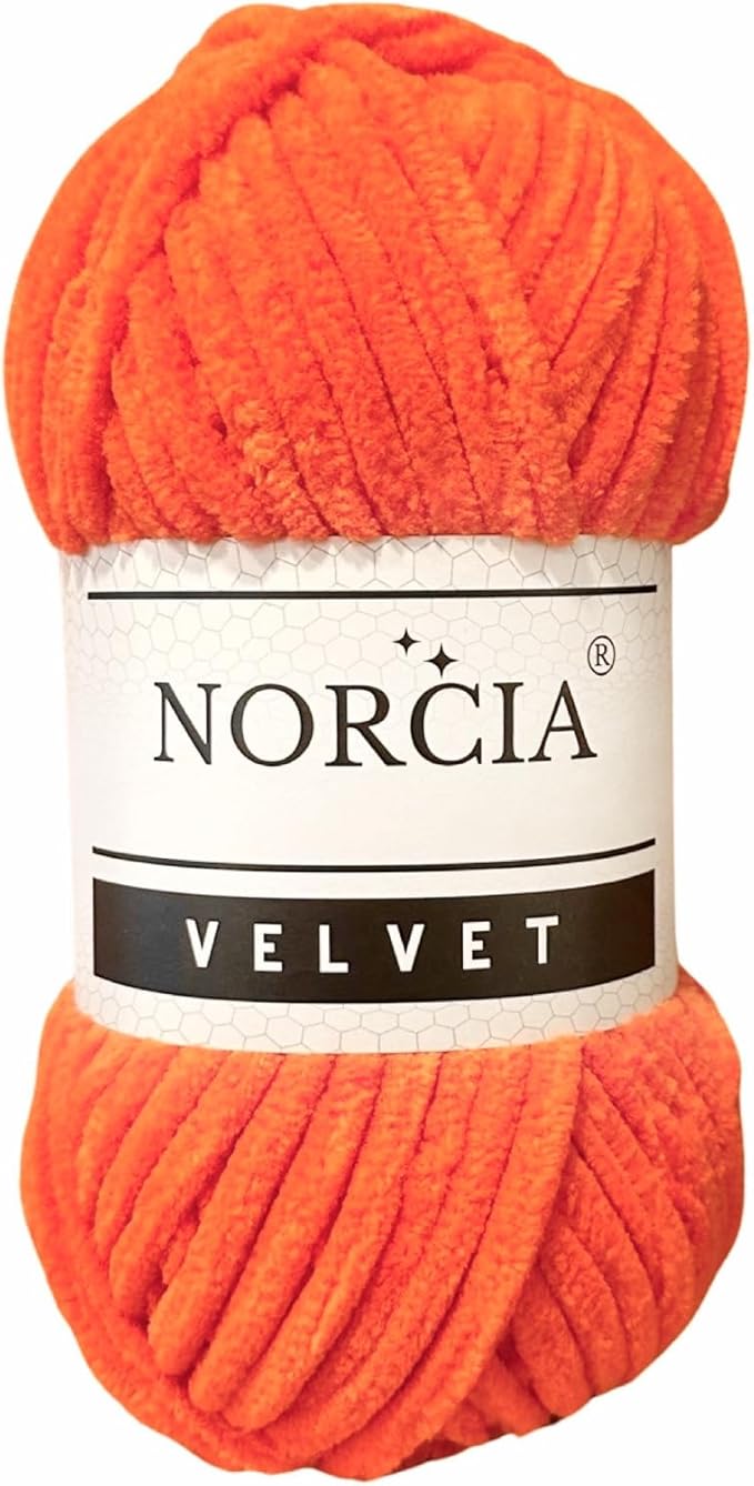 Soft Velvet Yarn Chenille Yarn for Crocheting Super Bulky (100g-3.50oz) (68m-74.3 yds) Baby Blanket Yarn for Knitting Amigurumi Yarn for Crochet Weaving Craft (Pomegranate, 1 Skein)