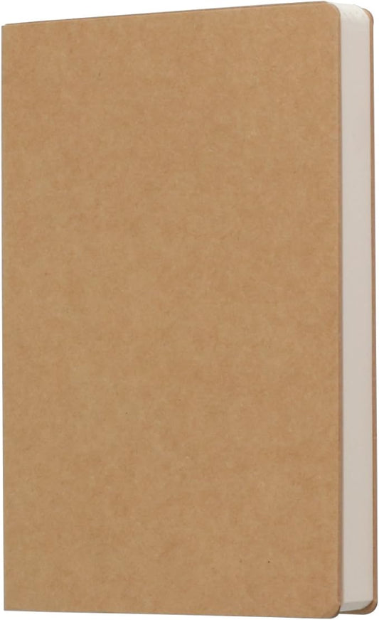 Sketch Book, 3 Pack Blank Drawing Notebook, 5.5" x 8.25" Kraft Cover Sketchbook, 224 Pages/112 Sheets 100gsm Plain Paper