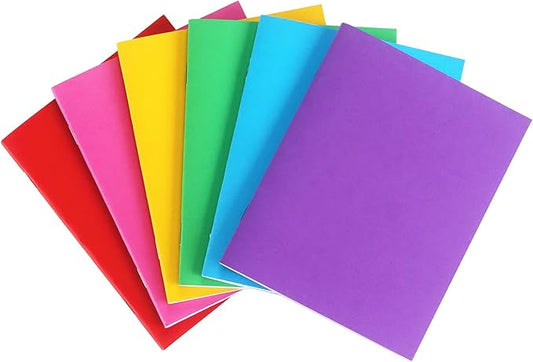 Tamaki 6 Pack Colorful Blank Books for kids to Write, Drawing, Cute Sketchbook for Kid, 6 Colors (4.25 x 5.5 Inches)