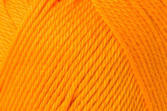 2 Skein/Pack Schachenmayr (SMC) Catania Originals Yarn, Each Ball 1.76 Oz (50gr) / 136 Yards (125 m), 100% Mercerized Cotton for Knitting and Crochet Yarn, Sport Weight, 411 - Mango