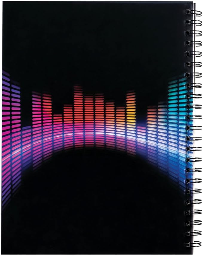 UCreate Fashion Poly Sketch Book, Sonic Vibes, 9" x 12", 1 Count