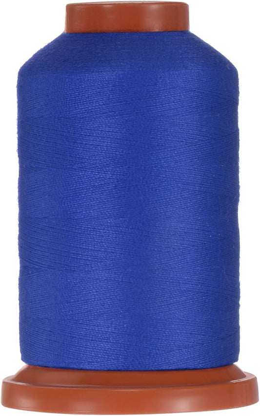 uxcell 40D/2 Sewing Thread 1100 Yards Polyester Household Sewing String Hand Stitching Polyester Cord for Clothing Stitching Shoe Bag Repairing DIY Craft Indigo