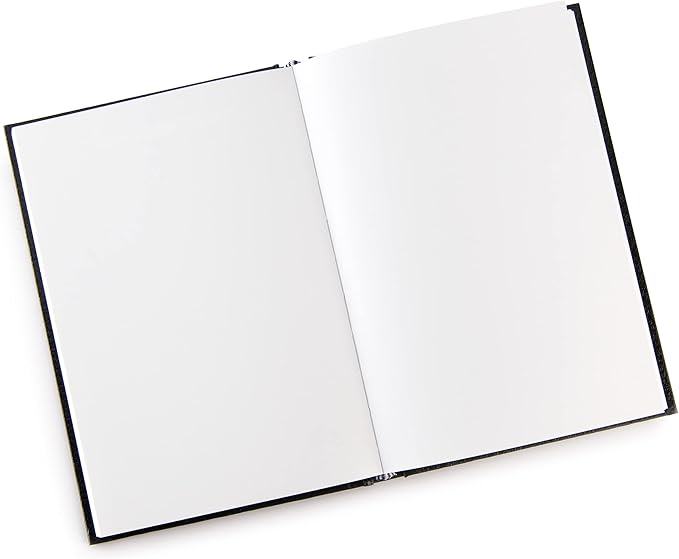 Pentalic - 5.5"x 8" Hardbound Sketchbook, 110 Sheets, Black