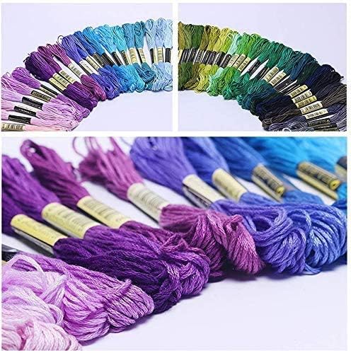 lovimag embroidery thread floss 447 colors skeins friendship bracelet string making bracelets cross stitch kit supplies thin yarn sewing patterns cotton strings crochet braces wrap rainbow crafts