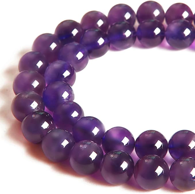100pcs 10mm amethyst beads natural gemstone beads round loose beads for jewelry making