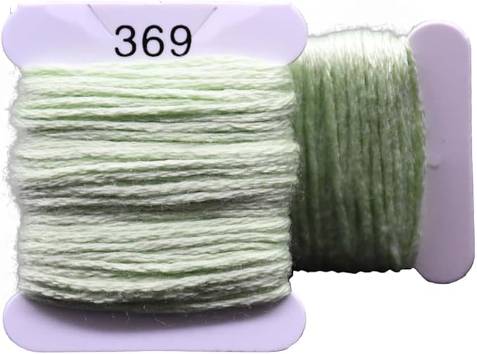 Embroidery Floss Kit and Refills - Cotton Threads - DMC Color Coding for Cross Stitch, String Crafts, Friendship Bracelets
