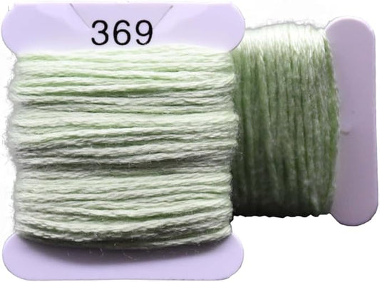 Embroidery Floss Kit and Refills - Cotton Threads - DMC Color Coding for Cross Stitch, String Crafts, Friendship Bracelets