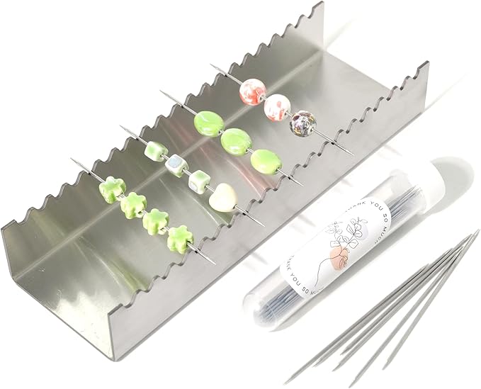 UPTTHOW Bead Baking Rack, Polymer Clay Tools, Drying Rack for Polymer Clay Jewelry Making Tool with 20 Skewers