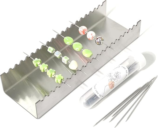 UPTTHOW Bead Baking Rack, Polymer Clay Tools, Drying Rack for Polymer Clay Jewelry Making Tool with 20 Skewers