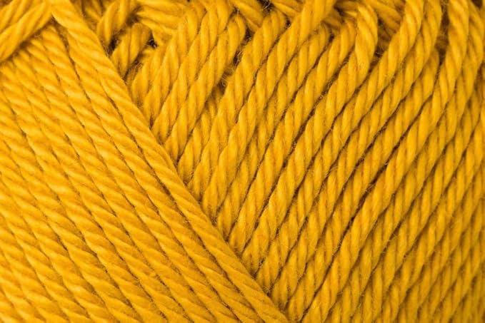 2 Skein/Pack Schachenmayr (SMC) Catania Originals Yarn, Each Ball 1.76 Oz (50gr) / 136 Yards (125 m), 100% Mercerized Cotton for Knitting and Crochet Yarn, Sport Weight, 249 - Gold