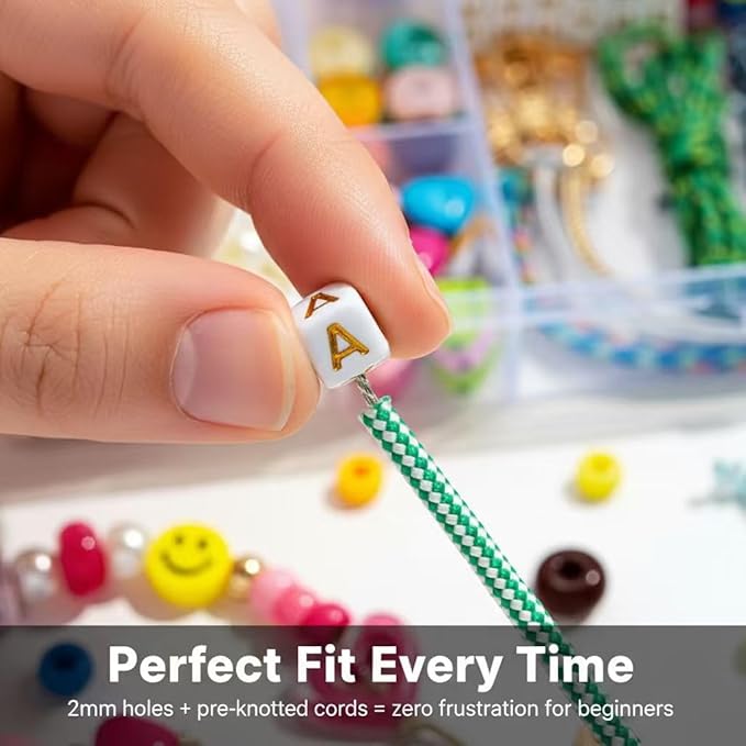 Xenothryxal 421PCS Beaded Keychain Making Kit for Women, DIY Bag Charm Kit with Acrylic Heart Flower Alphabet Beads Key Chain Supplies, Personalized Alphabet A-Z Name Making Kit Gifts