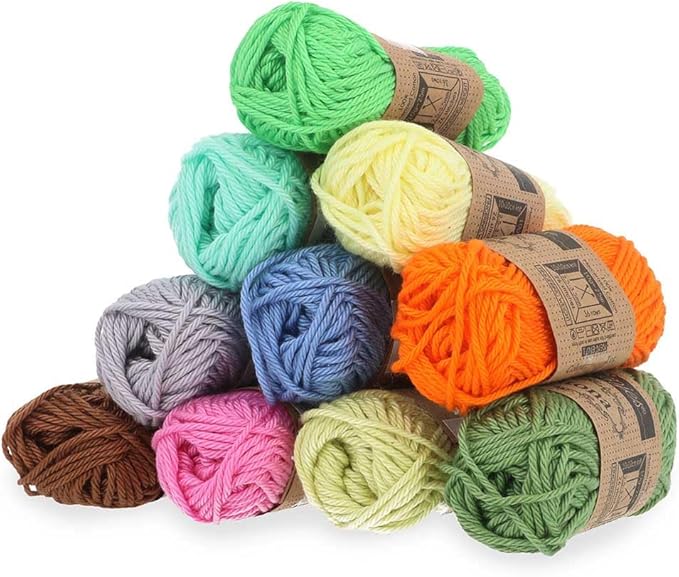 Scheepjes Catona Color Pack, 109 Mini Skeins (10 g Each) Mercerized Cotton Assortment