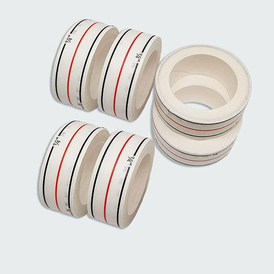 Bequilter Diagonal Seam Tapes Sewing Basting Tape for Sewing Straight Diagonal Seams Instruction Tool Seamingly Accurate Seam Guide for Sewing Machines (6 Rolls)