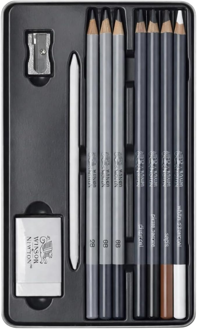 Winsor & Newton Studio Collection Artist Pencils, Sketching Pencils, Set of 10