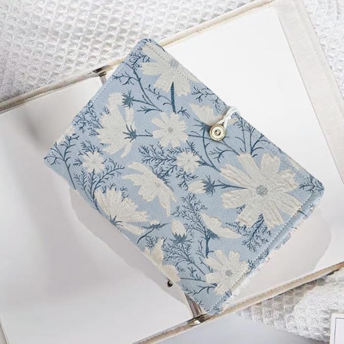 A6 Binder Watercolor Travel Set,Refillable Embroidered Journal with Mini Paint Palette.Thick Paper Travel Diary/Sketchbook/Workbook for Girl,Tulip Flowers Art Notebook (galsang Flower)