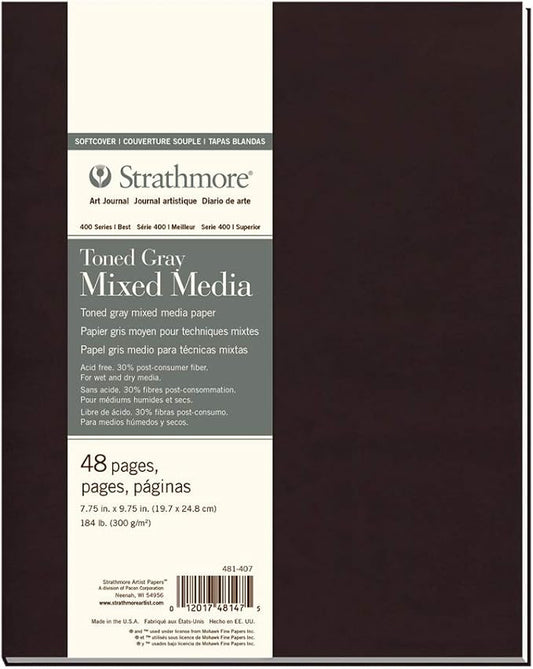 Strathmore Toned Gray Softcover MM 7.75x9.75