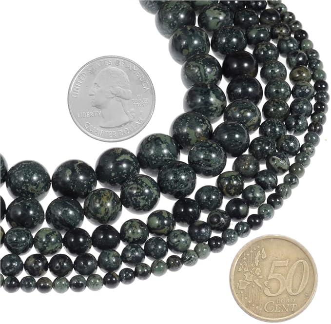 12mm Natural New Kambaba Jasper Gemstone Round Loose Beads Crystal Stone Bracelet Necklace Accessories Crafts for Jewelry Making DIY,1 Strand 15"