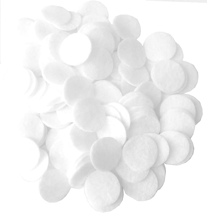 Playfully Ever After White Craft Felt Circles (3/4 Inch - 150pc)