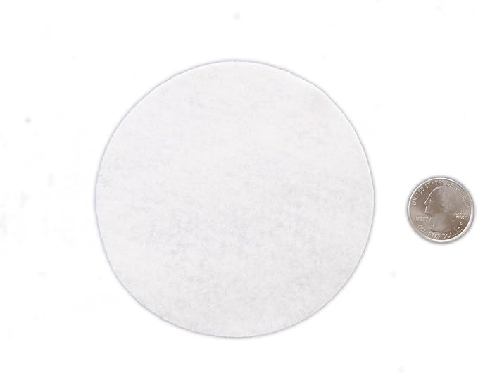 Playfully Ever After White Craft Felt Circles (4 Inch - 19pc)