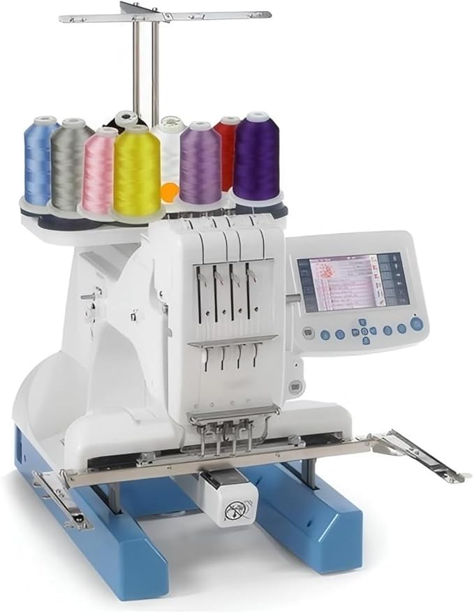 Simthread 5500Yds Embroidery Thread, 5000M High-Yardage 40WT 100% Polyester Thread – 170+ Vivid Colors, High-Speed Rated – Compatible with Brother, Singer, Janome & More - Willow Green S042