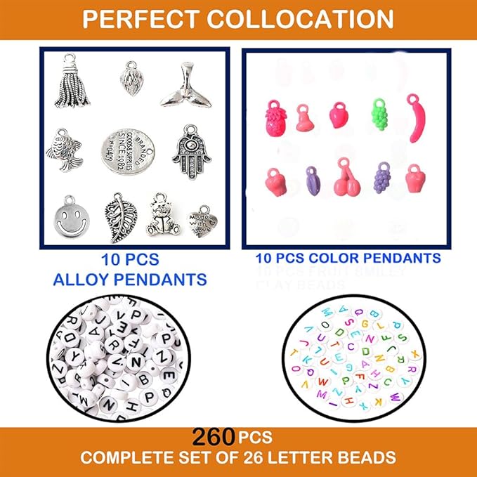 YITOHOP 8800+pcs 4mm 12/0 48 Colors Glass Seed Beads, Charms Bracelet Jewelry Making Beads Kit Gifts for Teen Girls Crafts for Girls Ages 8-12 Holiday Gifts