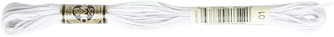 DMC DMC25B #25 Thread Embroidery Thread 12 Bundles #01 Gray