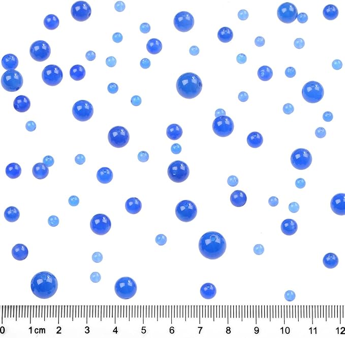 bymitel 8mm natural blue agate round beads gemstones genuine with 140pcs diy jewelry making unisex (8mm 140pcs, blue agate)