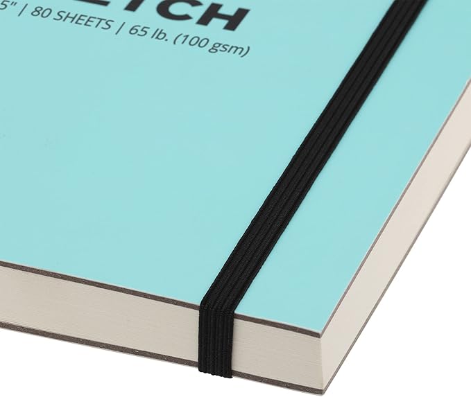 SoHo Urban Artist Brick Sketchbook Journals, 20 Pack, for Sketching, Drawing, Colored Pencils, Graphite, and More - Sketch 5.5"x5.5" (100 GSM, 80 Sheets)