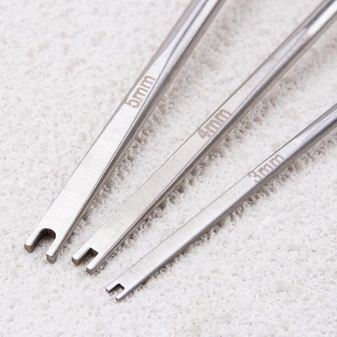 ZORZA 3Pcs Versatile Cotton Stuffing Tool for DIY Handcrafts Crochet Projects Includes 3mm 4mm 5mm Cotton Filler Tools for Sewing Crafting