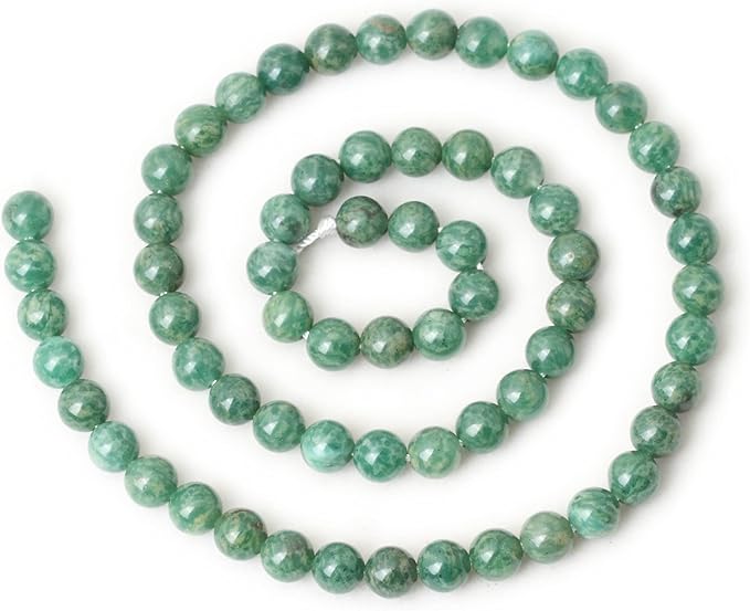 cheavian 60pcs 6mm natural african jade gemstone round loose beads for jewelry making diy findings 1 strand 15"
