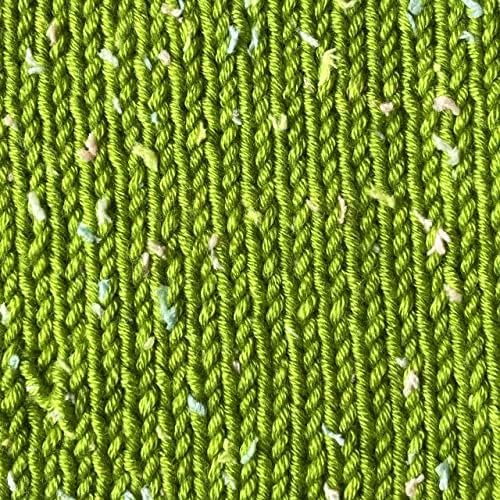 Tweed Twinkles Soft Baby Yarn for Crocheting, 8-Pack (696Yds / 400G), Free Patterns - Acrylic Baby Blanket Knitting Yarn with Flecks - Size 3 DK Light Worsted Weight - Kiwi Green