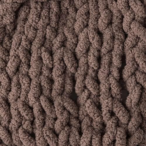 Bernat Blanket Taupe Yarn - 2 Pack of 300g/10.5oz - Polyester - 6 Super Bulky - 220 Yards - Knitting/Crochet