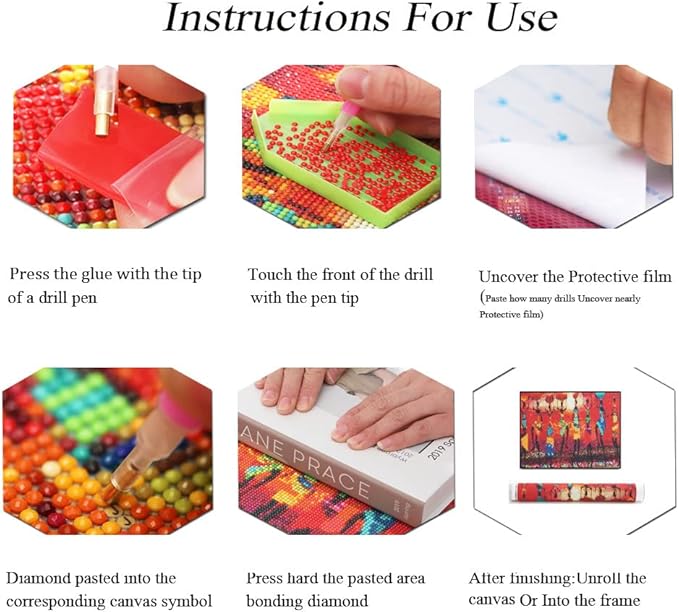Diamond Painting Kits,5D Diamond Art Kits Full Drill Diamond Painting Kits for Adults Kids Beginner,DIY Diamond Painting Kits Perfect for Home Wall Decor Gifts Ship 13.8x13.8inch