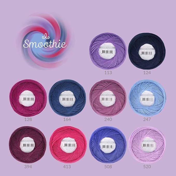 Scheepjes Candy Floss Color Pack 10 x 20 g Mini Skeins Smoothie
