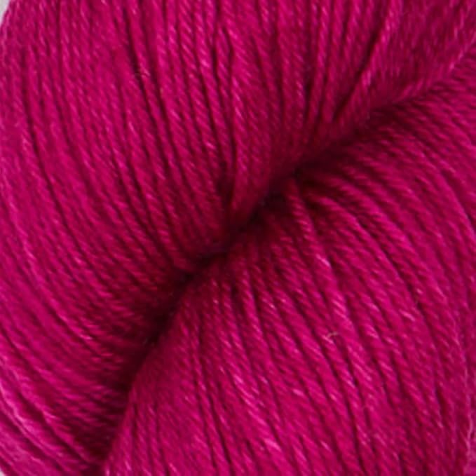KnitPro Symfonie Fingering Weight Hand Dyed Semi-Solid Yarn Skein | Extra Fine Merino Wool & Polyamide Blend for Knitting & Crocheting, Oeko-TEX Certified 400m, 100g | Terra Pink Mauve