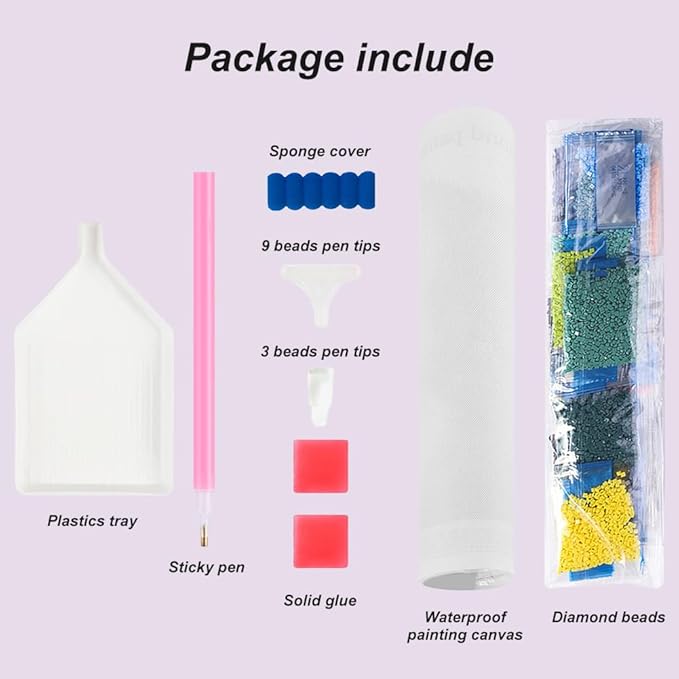 WSLWXSHM Diamond Painting Kits for Adults Cat, Animal Round Full Drill Diamond Art Kits, 5D DIY Paint with Diamonds Crafts for Home Wall Decoration Gifts 12×12Inch