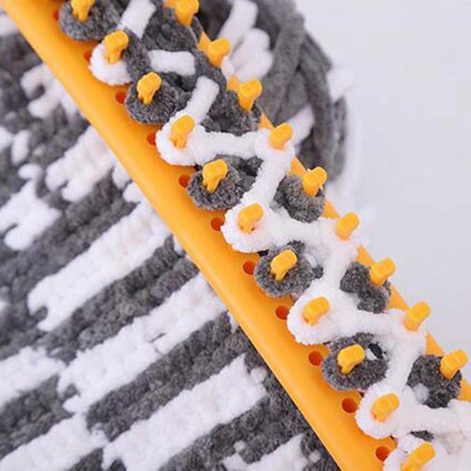 JapanAmStore 1Pcs Long Knitting Loom DIY Weaving Loom for Scarf Sweater Shawl Knit Weaving Tool (M)