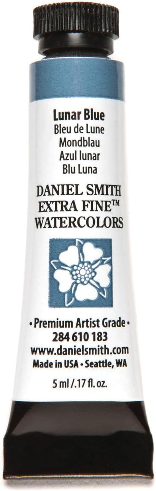 Daniel Smith 284610183 Extra Fine Watercolors Tube, 5ml, Lunar Blue