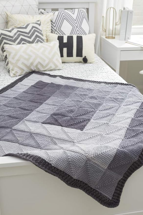 RED Heart Super Saver Yarn, Stripe - Newspaper