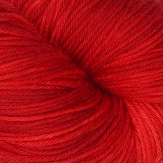 KnitPro Symfonie Fingering Weight Hand Dyed Semi-Solid Yarn Skein | Extra Fine Merino Wool & Polyamide Blend for Knitting & Crocheting, Oeko-TEX Certified 400m, 100g | Terra Scarlet