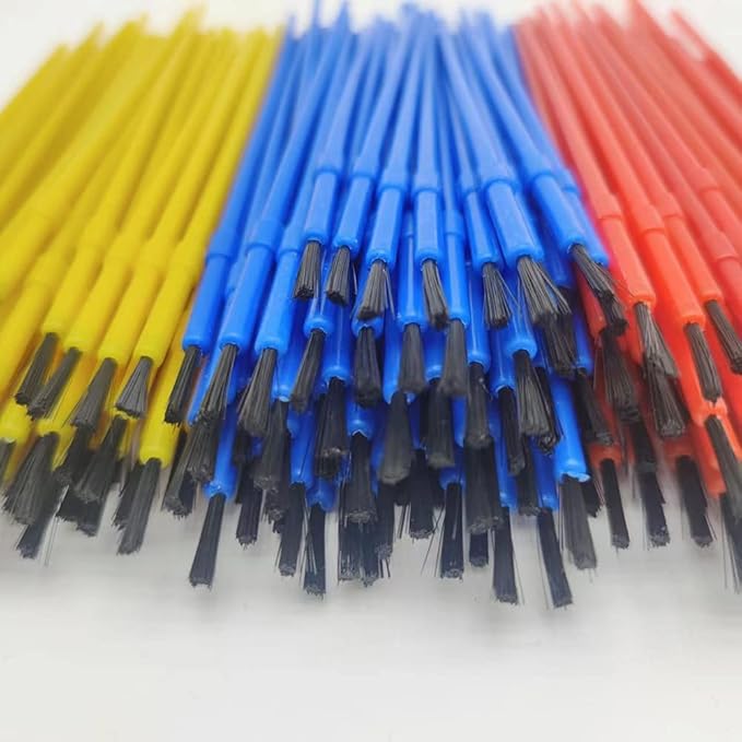 150pcs Plastic Paint Brushes Set Acrylic Paint Brushes Watercolor Brushes Colorful Detail Painting Kit Art Supplies for Educational & Learning Activity, 170mm