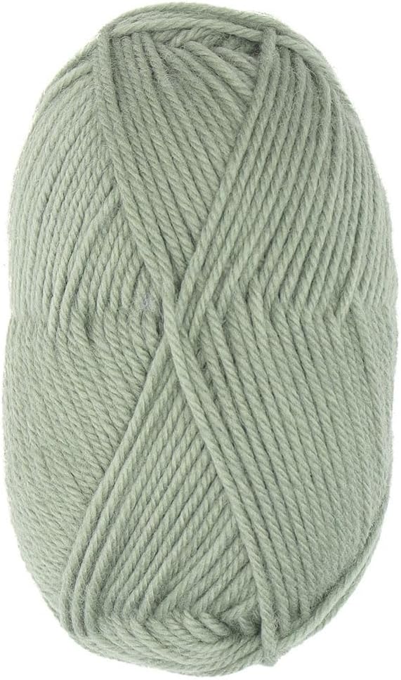 Alpaca Warehouse 100% Pure Wool Yarn Superwash Set of 6 Skeins (300 Grams) DK Weight - Sourced Directly from Peru - Heavenly Soft and Perfect for Knitting and Crocheting (Sage Green - 6 Skeins)