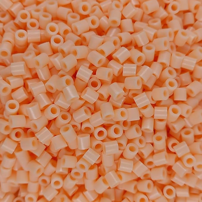 Fuse Beads, 2000pcs 5MM Pink Complexion Ironing Beads for Crafts Melting Bead Handmade Decor DIY Make (Color 20)