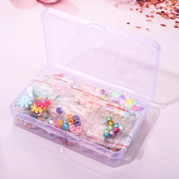 1950PCS+ Easter Beads for Jewelry Making, Colorful Easter Polymer Clay Beads, Assorted Pearl Crystal Acrylic Beads Letter Spacer Beads Cute Flower Bunny Charms for Bracelet Necklace Making DIY Crafts