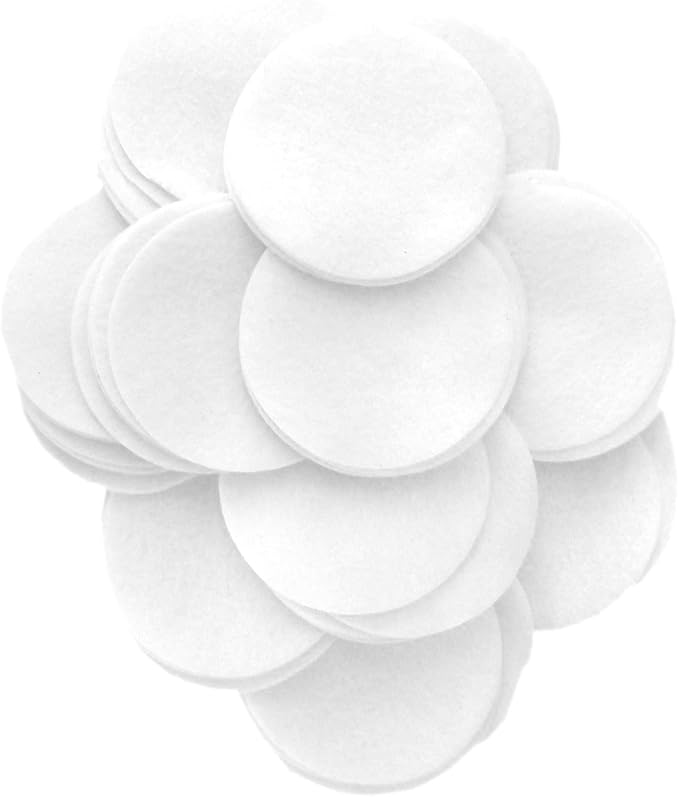 Playfully Ever After White Craft Felt Circles (2.5 Inch - 46pc)