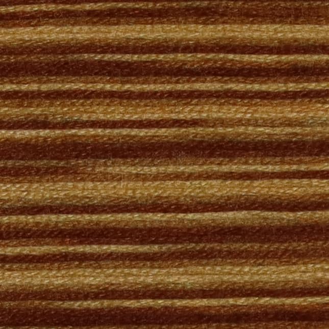 KCS Big skeins of 25 Meters Size 25 Color Variegated Cross Stitch Stranded Threads,6 skeins,105