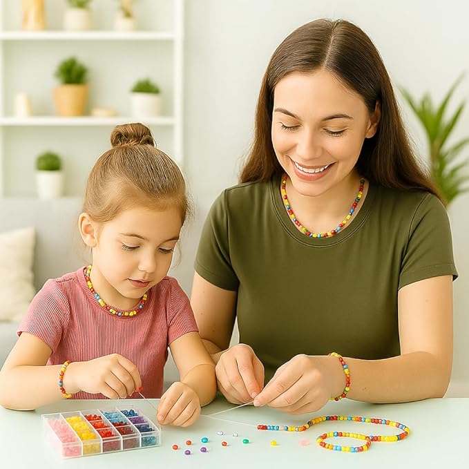 Glass Beads, Rondelle Crystal Beads for Jewelry Making, 48 Colors 5x8 mm 1500 Pcs Abacus Glass Beads Kit with Letter Beads for Friendship Bracelets,Necklace,Crafts Gifts