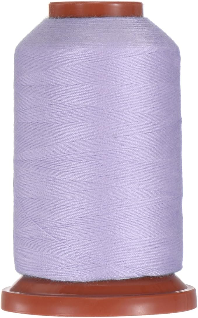 uxcell 40D/2 Sewing Thread 1100 Yards Polyester Household Sewing String Hand Stitching Polyester Cord for Clothing Stitching Shoe Bag Repairing DIY Craft Pink Purple