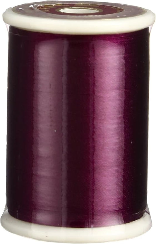 Superior Threads Tire Silk #50 3-Ply 50-Weight High Sheen Silk Embroidery Quilting Sewing Thread - 109 Yard Spool (#077 Mulberry)